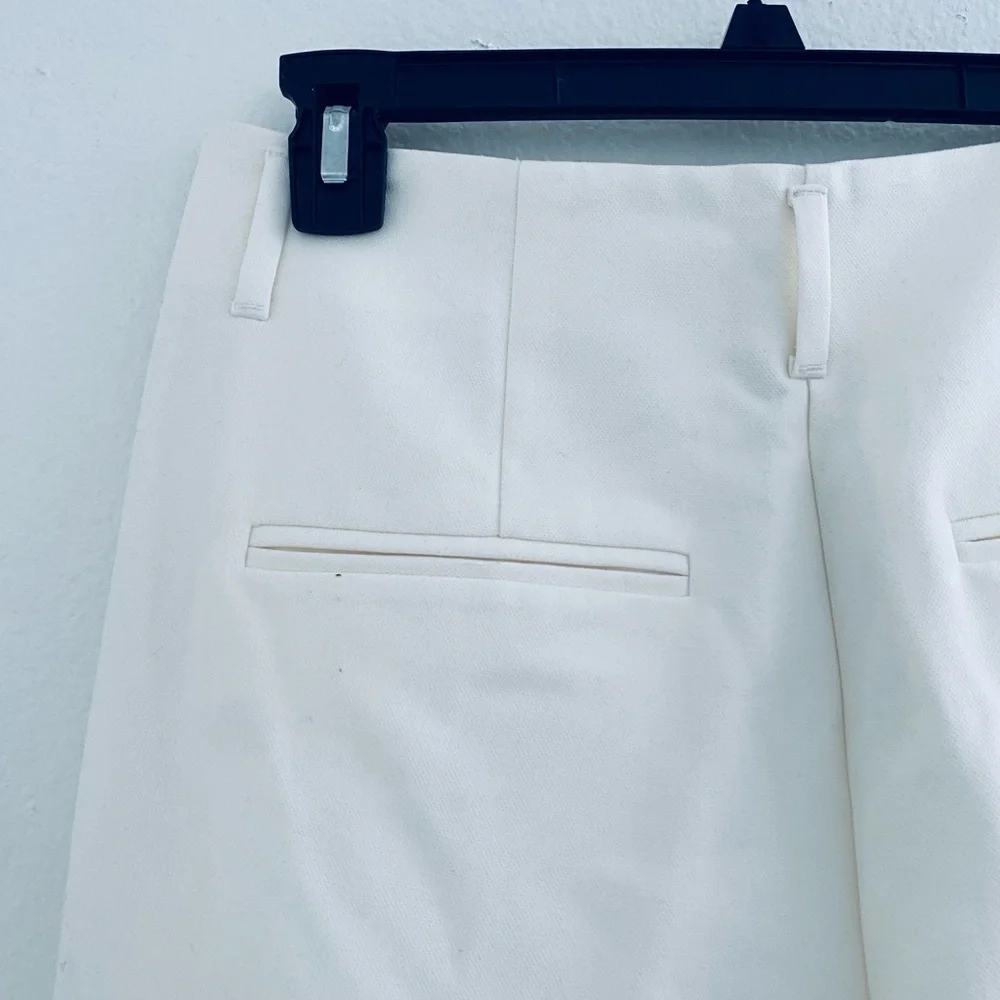 OAK + FORT Elegant White Wide-Leg Pants - Picture 9 of 16